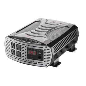 Cobra Power Inverter, Inverts 10 – 15 Volt DC to 115 Volt AC, 3000 Continuous/ 6000 Peak Watts, 90 Percent Efficiency – CPI3000W