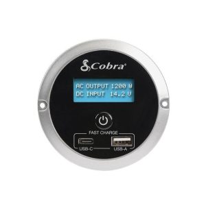 Cobra Power Inverter, Inverts 10 – 15 Volt DC to 115 Volt AC, 3000 Continuous/ 6000 Peak Watts, 90 Percent Efficiency – CPI3000W