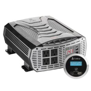 Cobra Power Inverter, Inverts 10 – 15 Volt DC to 115 Volt AC, 3000 Continuous/ 6000 Peak Watts, 90 Percent Efficiency – CPI3000W