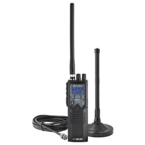 Cobra CB Radio, Handheld, Soundtracker ® Noise Reduction, 40 Channel Scan with Dual Watch, 10 Noaa Weather Channels – HHRT50