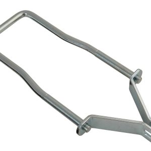 C.e. Smith Spare Tire Carrier, Frame/ Tongue/ Rail Mount, Holds 8 Inch to 15 Inch Wheel, Silver, Steel, Universal – 27201