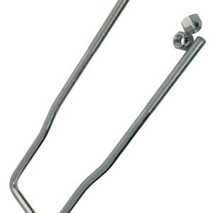 C.e. Smith Spare Tire Carrier, Frame/ Tongue/ Rail Mount, Holds 8 Inch to 15 Inch Wheel, Silver, Steel, Universal – 27206A