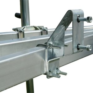 C.e. Smith Spare Tire Carrier, Side of Trailer Tongue/ Frame Rail, Holds Up to 15 Inch Wheel, Silver, Steel, Universal, 3/16 Inch Thick – 27310G