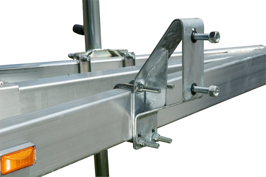 C.e. Smith Spare Tire Carrier, Side of Trailer Tongue/ Frame Rail, Holds Up to 15 Inch Wheel, Silver, Steel, Universal, 3/16 Inch Thick – 27310G