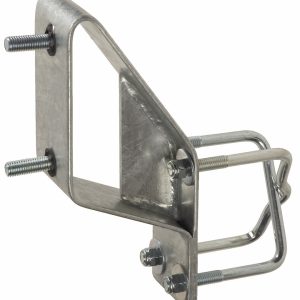 C.e. Smith Spare Tire Carrier, Side of Trailer Tongue/ Frame Rail, Holds Up to 15 Inch Wheel, Silver, Steel, Universal, 3/16 Inch Thick – 27310G
