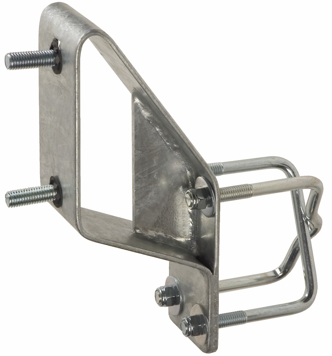 C.e. Smith Spare Tire Carrier, Side of Trailer Tongue/ Frame Rail, Holds Up to 15 Inch Wheel, Silver, Steel, Universal, 3/16 Inch Thick – 27310G