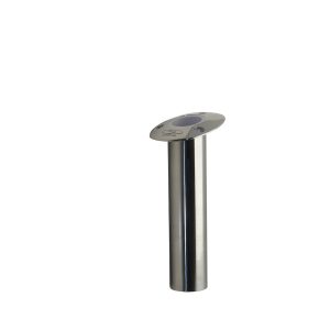 C.e. Smith Fishing Rod Holder, 70 Series, 15 Degree Flush Mount with Bar Bottom, Holds Single Spinning or Casting or Conventional Fishing Rod – 53671A