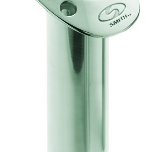 C.e. Smith Fishing Rod Holder, 70 Series, 30 Degree Flush Mount with Bar Bottom, Holds Single Spinning or Casting or Conventional Fishing Rod – 53672A
