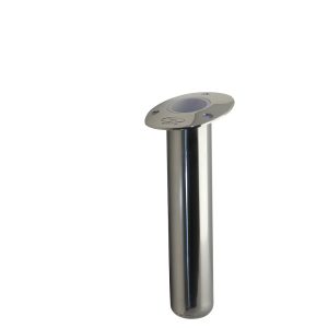 C.e. Smith Fishing Rod Holder, Use to Hold Fishing Rod, Flush Mount, Cradle Type Hold, Stainless Steel, 10-1/2 Inch Length Tube – 53681CA