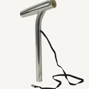 C.e. Smith Fishing Outrigger Mount, Use to Hold 1-5/8 Inch Diameter Outrigger Rod Holder, Anodized, Silver, Aluminum, Single – 53800