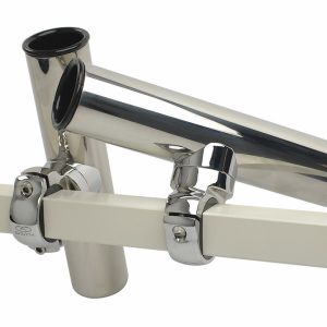 C.e. Smith Fishing Rod Holder, Use to Hold Fishing Rod, Clamp-On Mount, Cradle Type Hold, With Mounting Screw and Hex Key – 55108A
