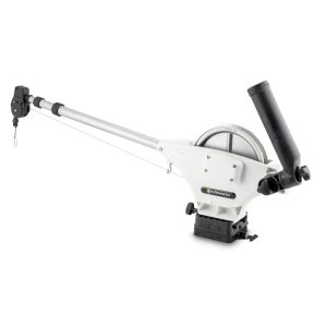 Cannon Downrigger, Uni-Troll 10 Ts, Manual Operation, 2:1 Retrieval Speed Ratio, Analog Depth Counter, Dual Axis Adjustable Rod Holder – 1901140