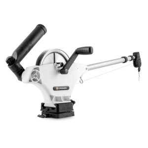 Cannon Downrigger, Uni-Troll 10 Ts, Manual Operation, 2:1 Retrieval Speed Ratio, Analog Depth Counter, Dual Axis Adjustable Rod Holder – 1901140