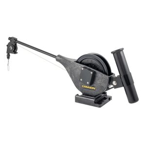 Cannon Downrigger, Lake-Troll, Manual Operation, 1:1 Retrieval Speed Ratio, Swivel-Head Dial Depth Counter, Tube Style Rod Holder – 1901250