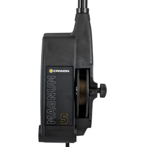 Cannon Downrigger, Magnum 5, Electric Operation, 250 Retrieval Speed Per Minute, Analog Depth Counter, Dual Axis Adjustable Rod Holder – 1902300