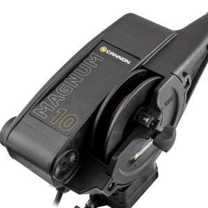 Cannon Downrigger, Magnum 10, Electric Operation, 250 Retrieval Speed Per Minute, Analog Depth Counter, Dual Axis Adjustable Rod Holder – 1902305