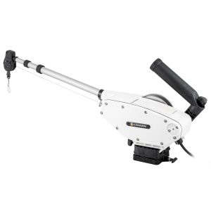Cannon Downrigger, Magnum 10 Ts, Electric Operation, 250 Retrieval Speed Per Minute, Analog Depth Counter, Dual Axis Adjustable Rod Holder – 1902310