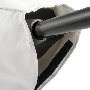 Cannon Downrigger Cover, Compatible with All Cannon Downriggers, Hook and Loop Closure, White, Non-Abrasive Backing – 1903031