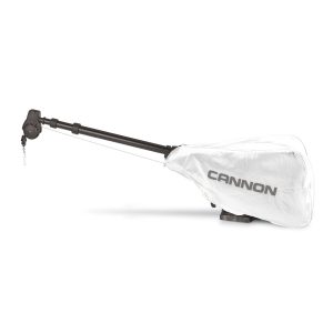Cannon Downrigger Cover, Compatible with All Cannon Downriggers, Hook and Loop Closure, White, Non-Abrasive Backing – 1903031