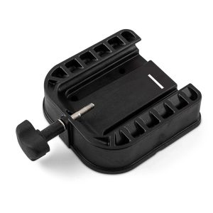 Cannon Downrigger Mount, Universal Base Mount, Black, Composite Construction, 5-1/4 Inch Length X 5-1/4 Inch Width Dimension – 1904040