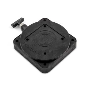 Cannon Downrigger Mount, Low-Profile Swivel Base, Black, Composite Construction, 5-1/4 Inch Length X 5-1/4 Inch Width Dimension – 2207003