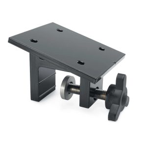 Cannon Downrigger Mount, Clamp Mount, Powder Coated Black, Aluminum Construction, 2 Inch Clamp Opening – 2207327