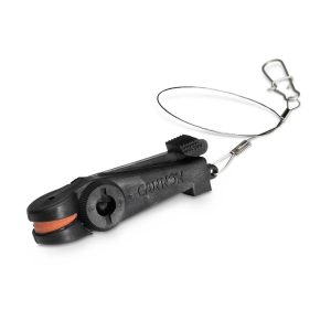 Cannon Downrigger Line Release, Uni-Line, Adjustable – Heavy Tension Setting, Black, Single Type, Steel Cable, One Hand Operation – 2250009