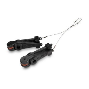 Cannon Downrigger Line Release, Uni-Stacker, Adjustable – Heavy Tension Setting, Black, Stacker Type, Steel Cable, One Hand Operation – 2250105