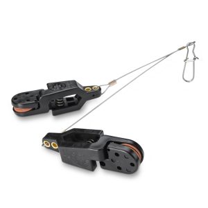 Cannon Downrigger Line Release, Offshore Stacker, Medium Tension Setting, Black, Stacker Type, Steel Cable, Clothespin Design – 2250107
