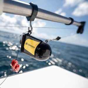 Cannon Downrigger Weight, Round Shape, 10 Pound Flash Weight, Vinyl Coated, Black – 2295184