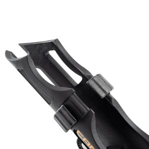 Cannon Fishing Rod Holder, Side or Top Mount, Three-Position Adjustable Rod Holder, Cradle Hold, 360 Degree Rotation, Black – 2450169-1