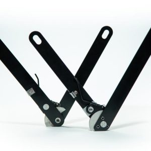 Gate King Tailgate Position Adjuster, Adjusts IN 8 Different Positions, Black, Stainless Steel, Set of 2 – 110006
