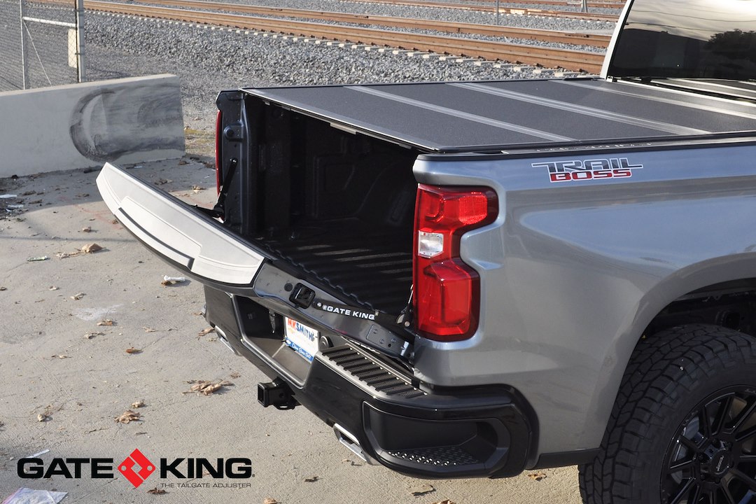 Gate King Tailgate Position Adjuster, Adjusts IN 8 Different Positions, Black, Stainless Steel, Set of 2 – 111919