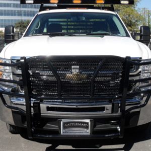 Cattleman’s Grille Guard, Powder Coated, Black, Steel, With Brush Guard, Without Skid Plate, Without Step Plate – 1129P