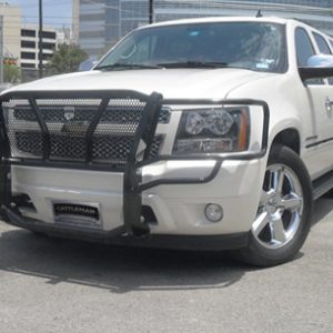 Cattleman’s Grille Guard, Powder Coated, Black, Steel, With Brush Guard, Without Skid Plate, Without Step Plate – 1140P