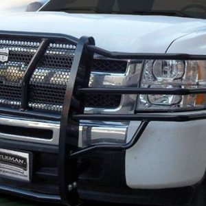 Cattleman’s Grille Guard, Powder Coated, Black, Steel, With Brush Guard, Without Skid Plate, Without Step Plate – 1150P