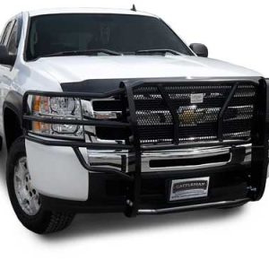 Cattleman’s Grille Guard, Powder Coated, Black, Steel, With Brush Guard, Without Skid Plate, Without Step Plate – 1150P