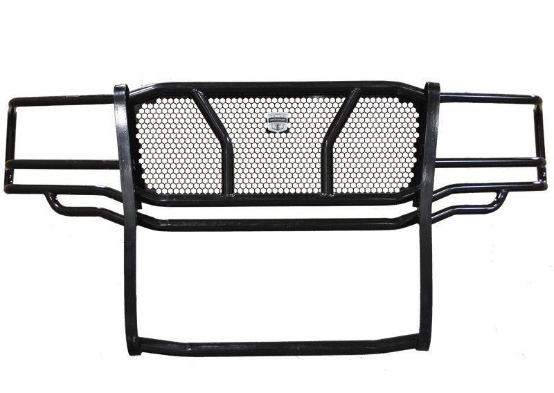 Cattleman’s Grille Guard, Powder Coated, Matte Black, Steel, With Brush Guard, Without Skid Plate, Without Step Plate – 1229PMF
