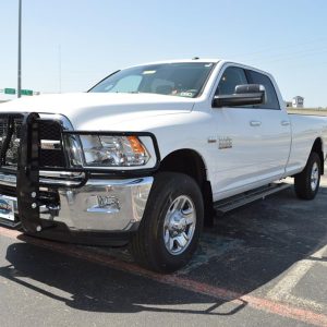 Cattleman’s Grille Guard, Powder Coated, Black, Steel, With Brush Guard, Without Skid Plate, Without Step Plate – 1227P