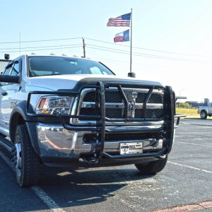 Cattleman’s Grille Guard, Powder Coated, Black, Steel, With Brush Guard, Without Skid Plate, Without Step Plate – 1228P