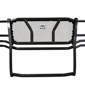 Cattleman’s Grille Guard, Powder Coated, Gloss Black, Steel, With Brush Guard, Without Skid Plate, Without Step Plate – 1229PS