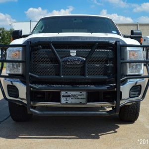 Cattleman’s Grille Guard, Powder Coated, Black, Steel, With Brush Guard, Without Skid Plate, Without Step Plate – 1355P