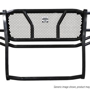 Cattleman’s Grille Guard, Powder Coated, Gloss Black, Steel, With Brush Guard, Without Skid Plate, Without Step Plate – 1357P