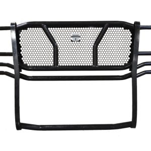 Cattleman’s Grille Guard, Gloss Powder Coated, Black, Steel, With Brush Guard, Without Skid Plate, Without Step Plate – 1422P
