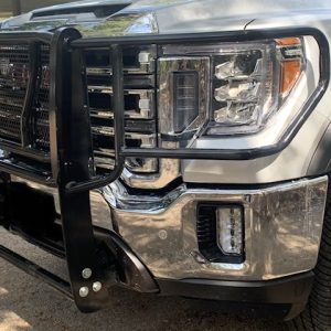 Cattleman’s Grille Guard, Powder Coated, Black, Steel, With Brush Guard, Without Skid Plate, Without Step Plate – 1432P