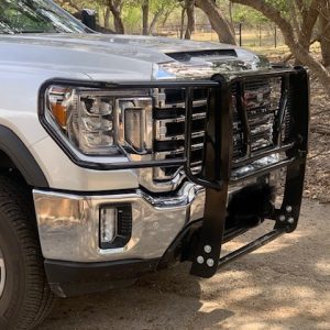 Cattleman’s Grille Guard, Powder Coated, Black, Steel, With Brush Guard, Without Skid Plate, Without Step Plate – 1432PS