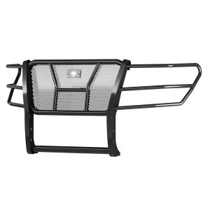 Cattleman’s Grille Guard, HD Grille Guard, 1-Piece, Powder Coated, Gloss Black, Steel, 2 Inch Diameter, With Brush Guard, Without Skid Plate – 1601B