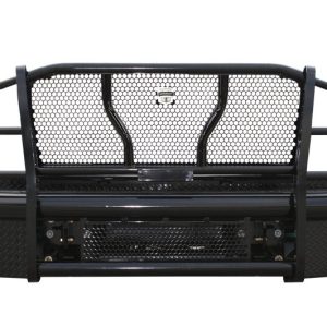 Cattleman’s Bumper, One Piece Design, Mounting Hardware Included, With Grille Guard, Without Winch Mount, Without Fog Light Cutouts – 2411P