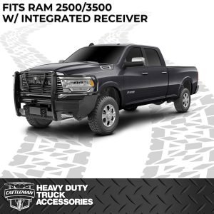 Cattleman’s Bumper, One Piece Design, Mounting Hardware Included, With Grille Guard, Without Winch Mount, Without Fog Light Cutouts – 2265PR