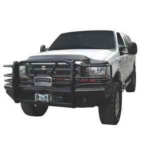 Cattleman’s Bumper, One Piece Design, Mounting Hardware Included, With Grille Guard, Without Winch Mount, Without Fog Light Cutouts – 2300PR